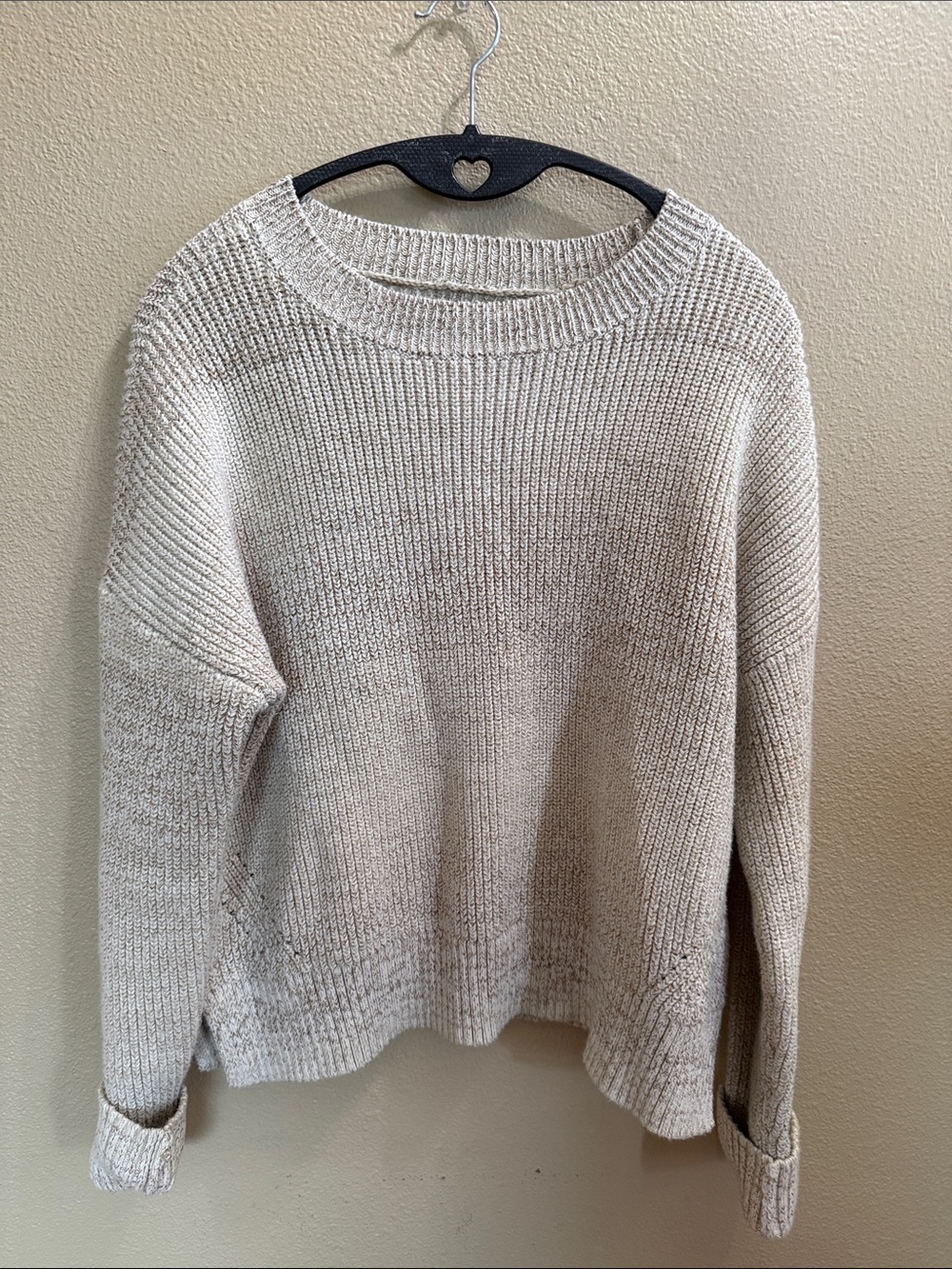 Duluth Trading Co. Crew Heavy Knit Sweater